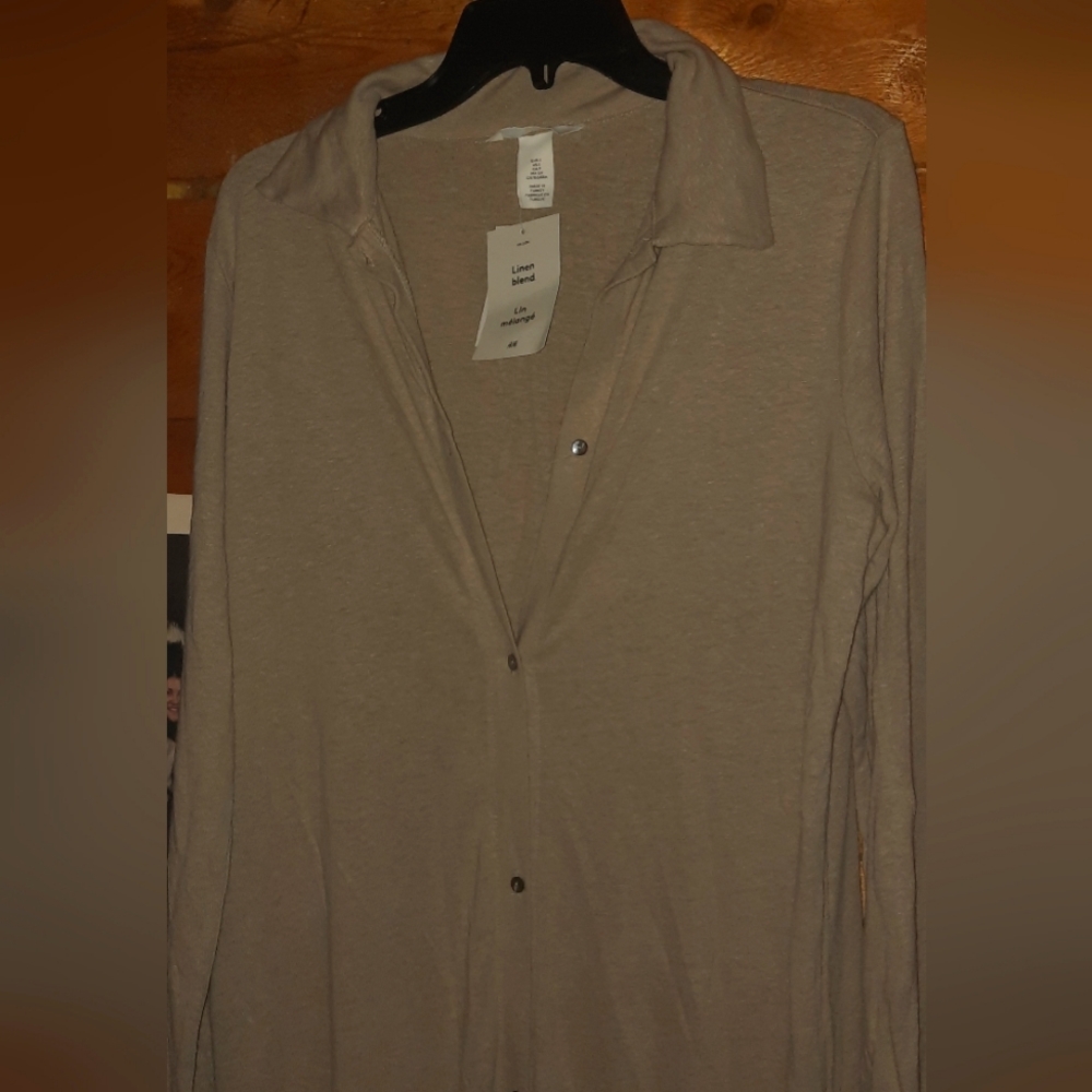 🌟3/50 🆕️ H&M NWT Button Down Maxi Dress - Picture 2 of 6